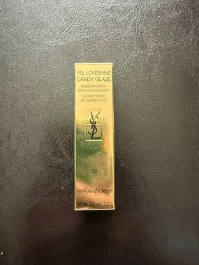 Yves Saint Laurent YSL LoveShine Candy Glaze Lip Gloss Stick - Gold (13) NIP